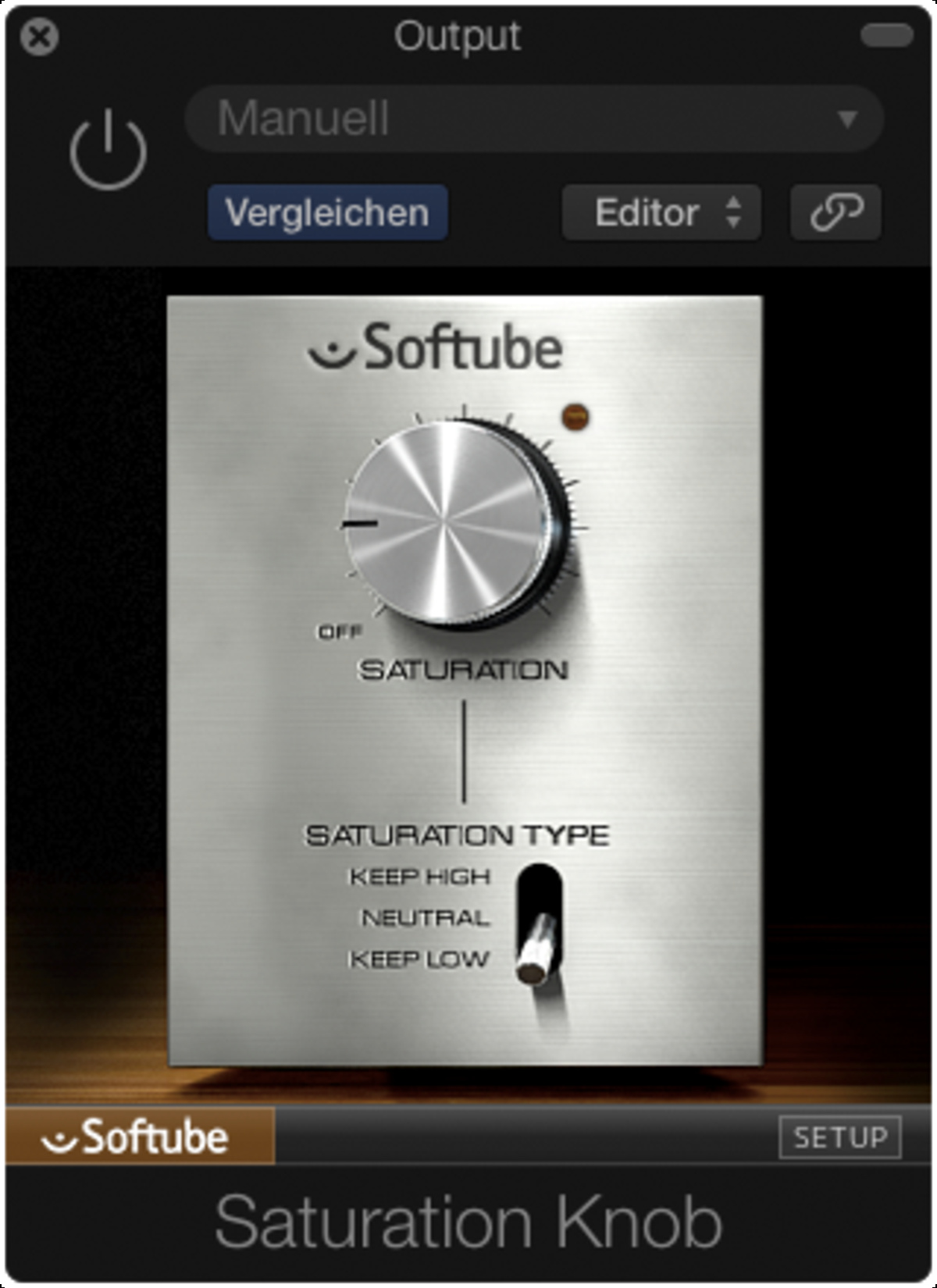 how to install saturation knob